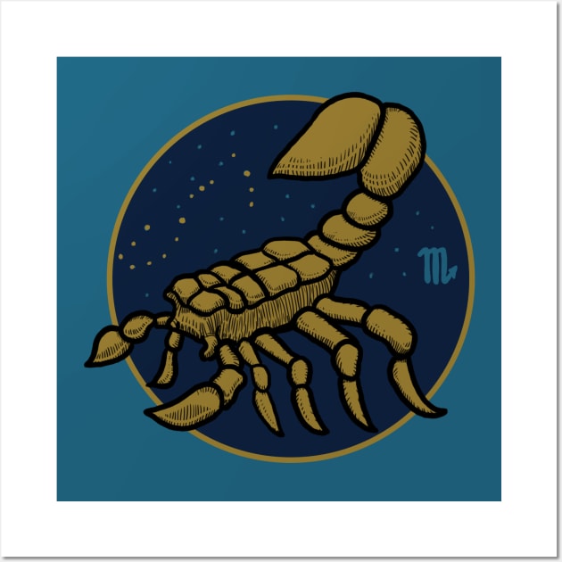 Scorpio Wall Art by Marthin